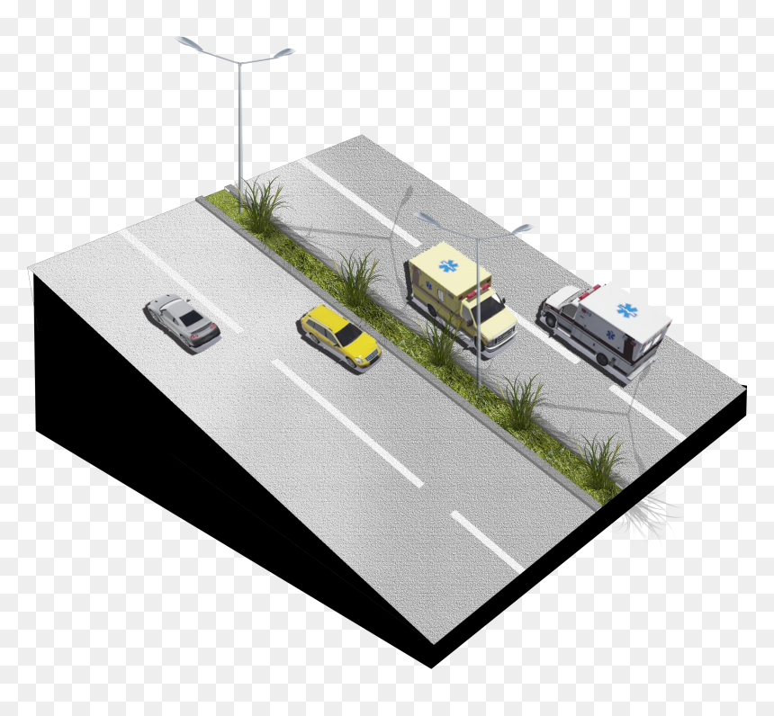 Highway, HD Png Download - ambulancia png