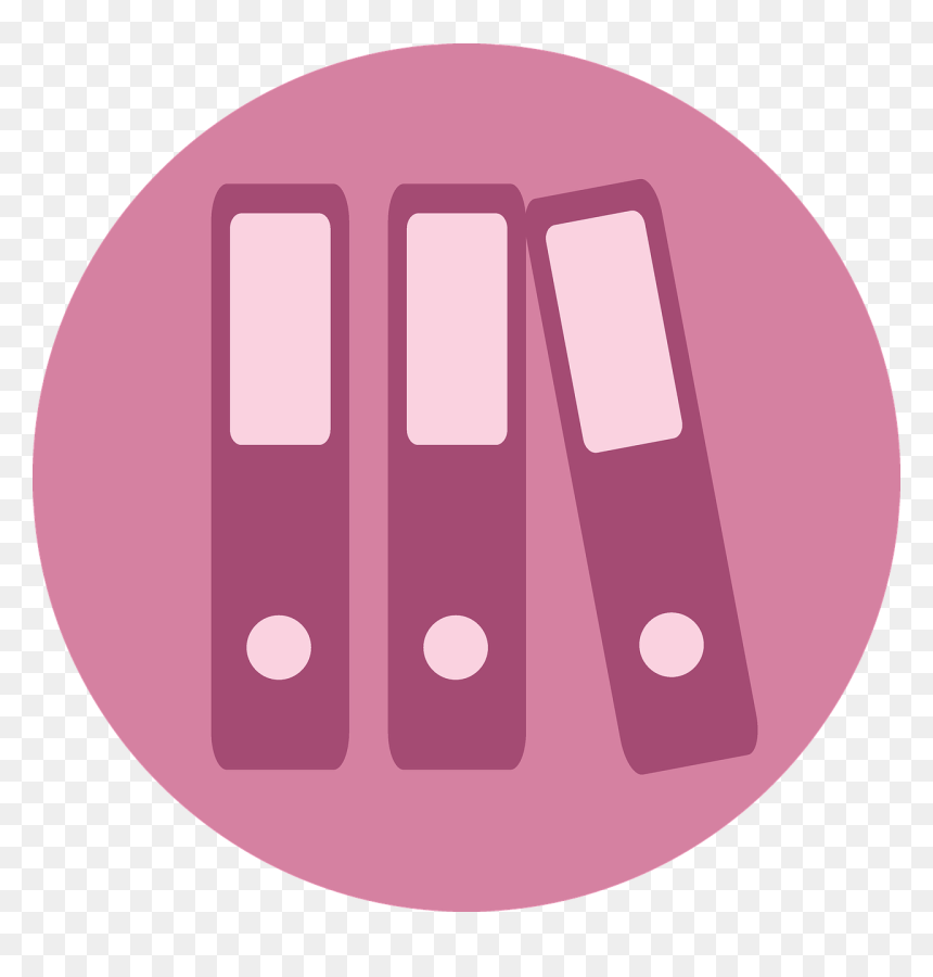 Regulation Folder Office Free Photo - Reglamento Png, Transparent Png - pink folder png