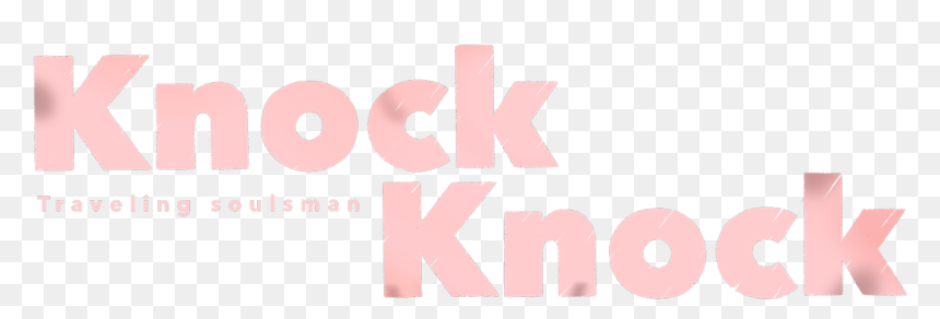 Knock Knock Traveling Soulsman - Graphic Design, HD Png Download - cute cursors png
