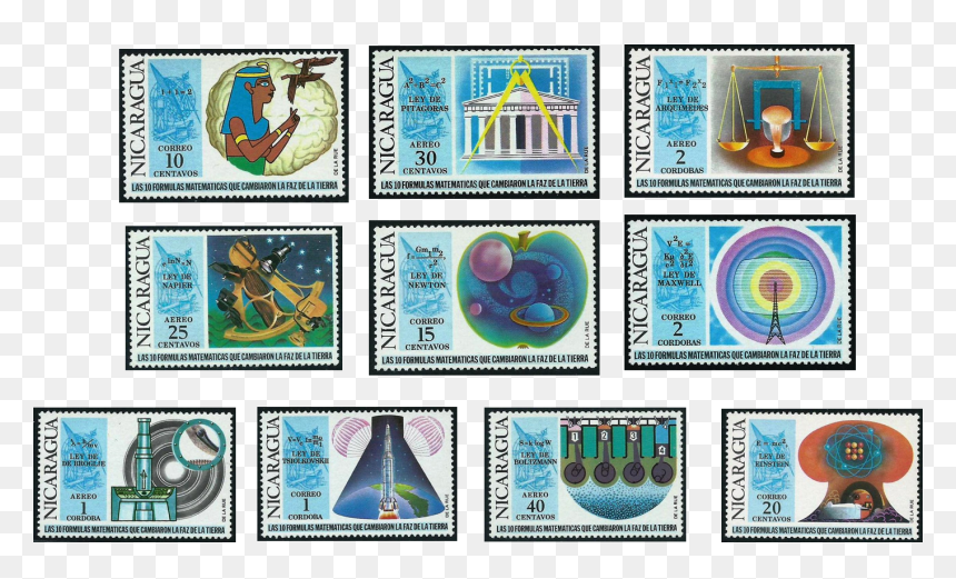 Postage Stamp, HD Png Download - math formulas png