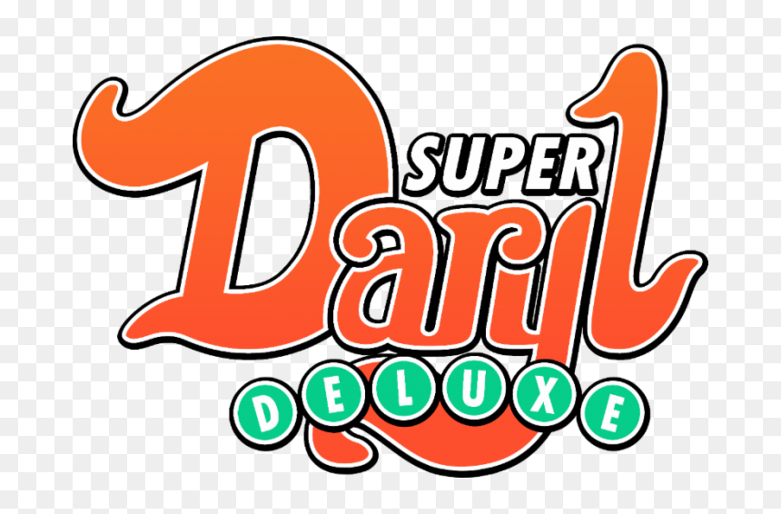 Super Daryl Deluxe Coming To Ps4 In Spring - Super Daryl Deluxe Logo, HD Png Download - ps4 trophy png
