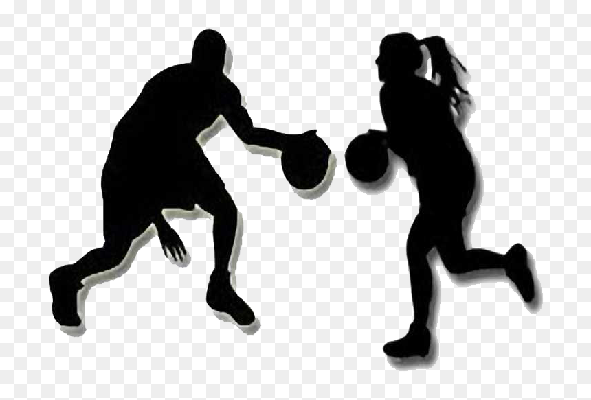 Prediksiqu - Blogspot - Com - Basketball Figures Black And White, HD Png Download - bola basket png