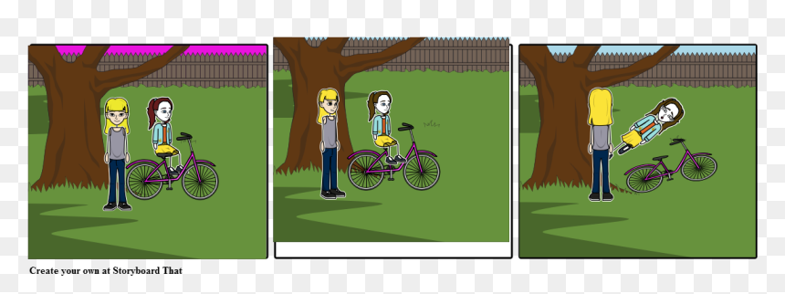 Cartoon, HD Png Download - bike ride png