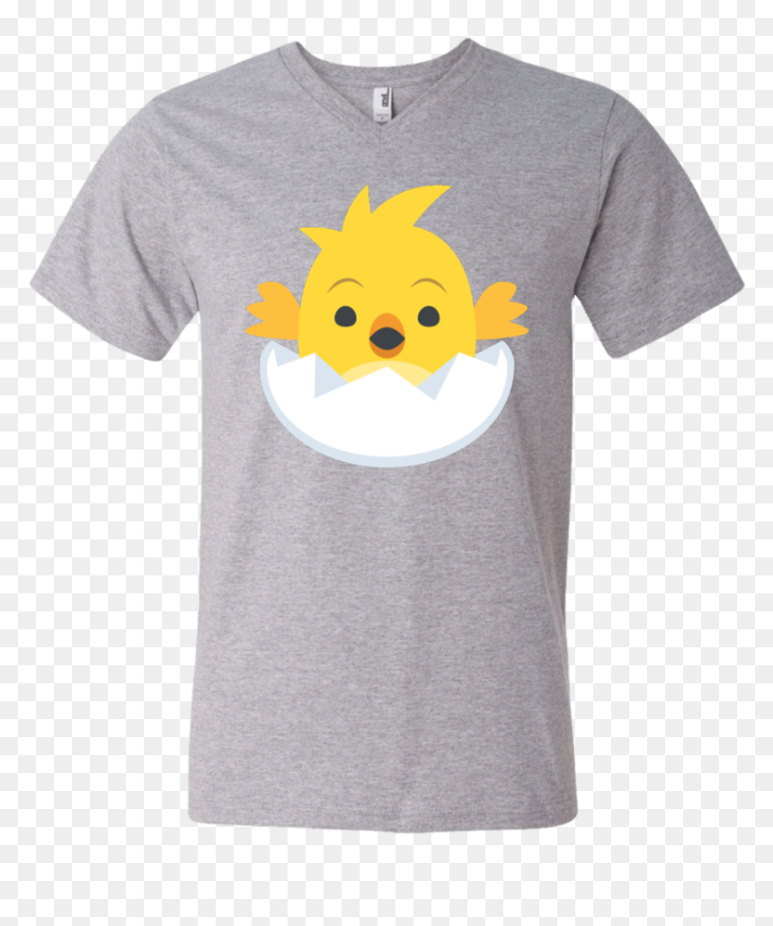 Chick Hatching Emoji Men"s V Neck T Shirt - Bugs Bunny Lola T Shirt, HD Png Download - chick emoji png
