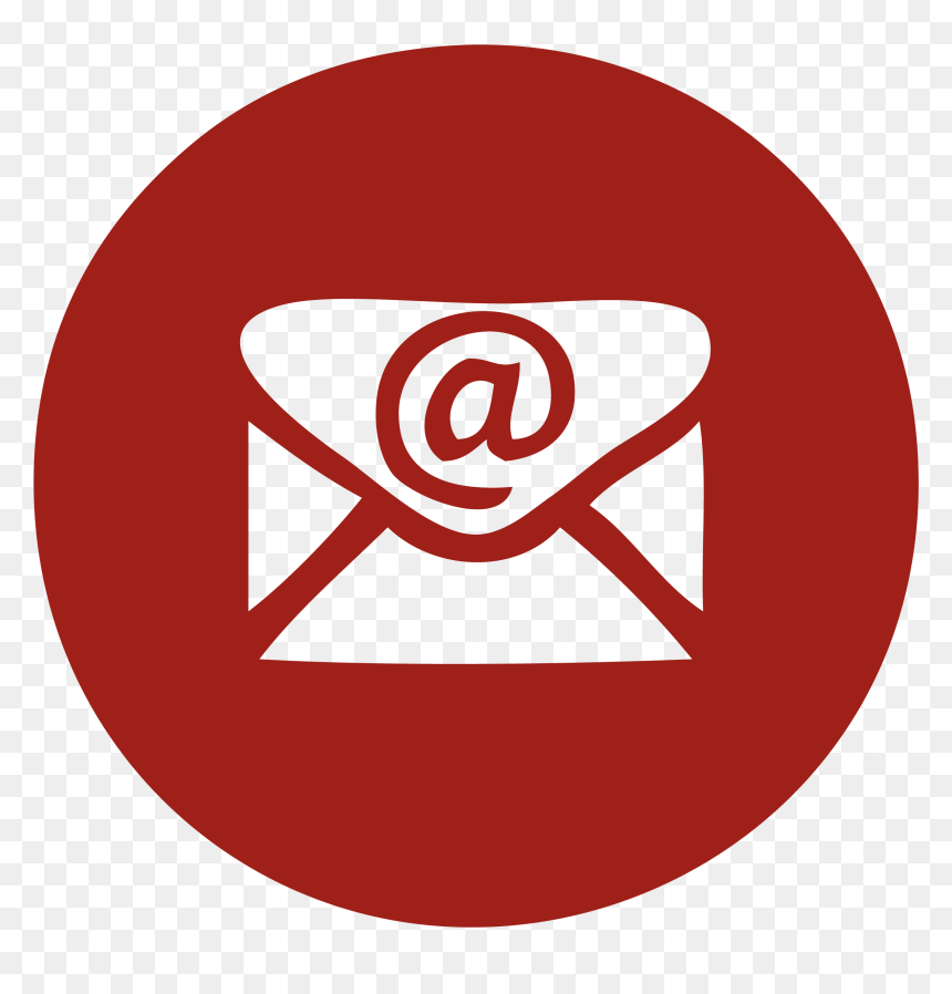 Transparent Email Icon Grey, HD Png Download - red email icon png
