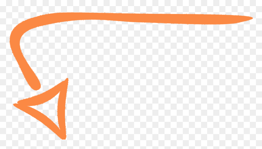 Orange Arrow Png Download - Arrow Image Transparent Orange, Png Download - download arrow png