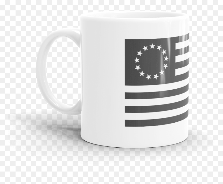 Flag Blanket Mockup Handle On Left 11oz, HD Png Download - betsy ross flag png