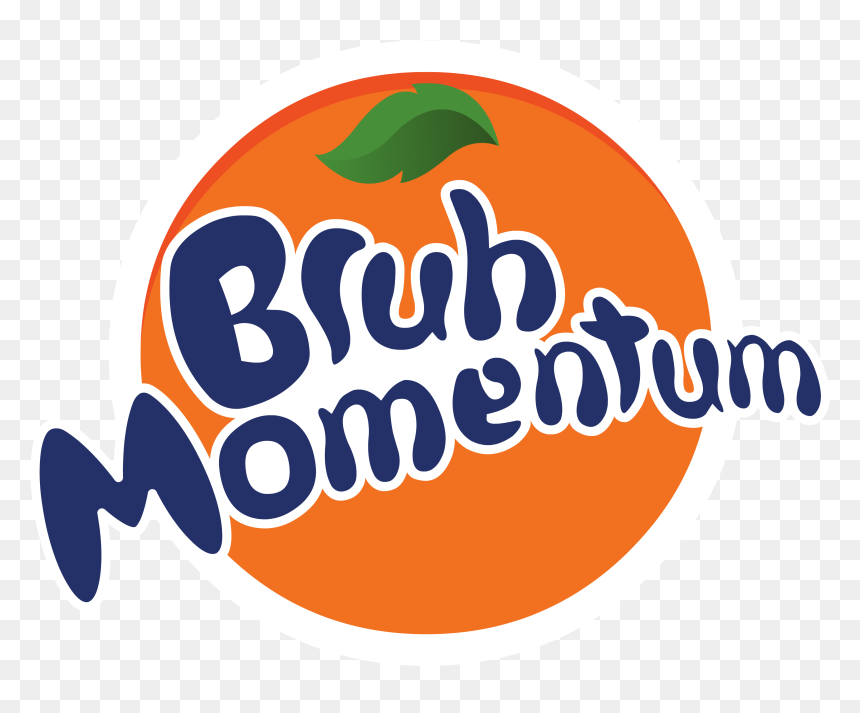 Bruh Momenum Logo Orange Font - Illustration, HD Png Download - really meme png