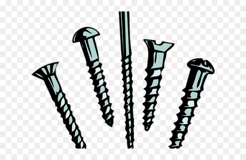 Hammer Clipart Nail Screw - Materials Attracted By Magnets, HD Png Download - hammer and nails png