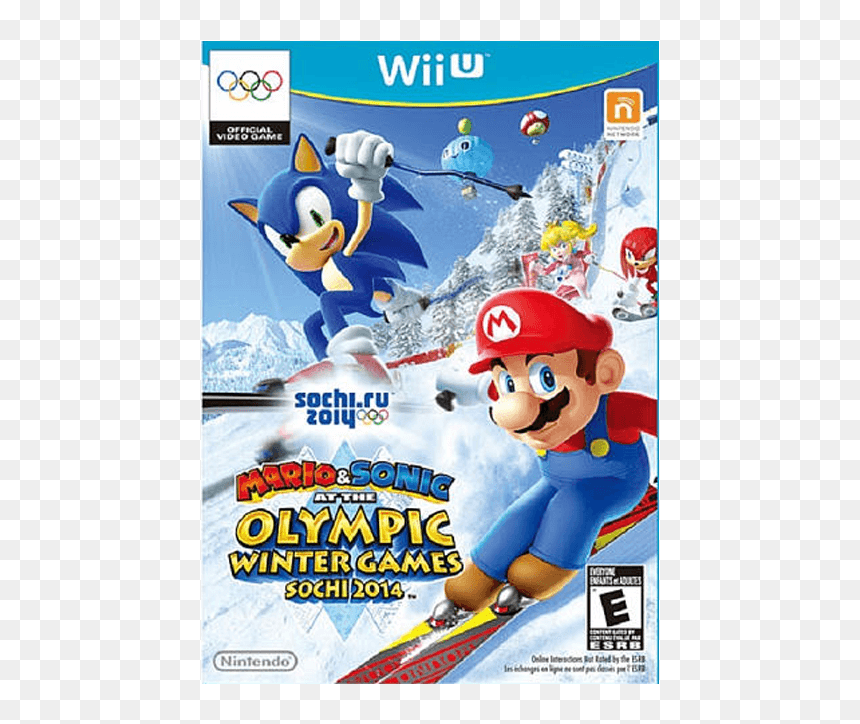Sonic And Mario Winter Olympics 2014, HD Png Download - mario and sonic png