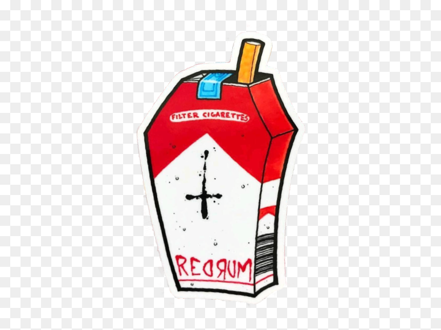 #stickergang #corporate #murder #redrum #cigerette, HD Png Download - redrum png