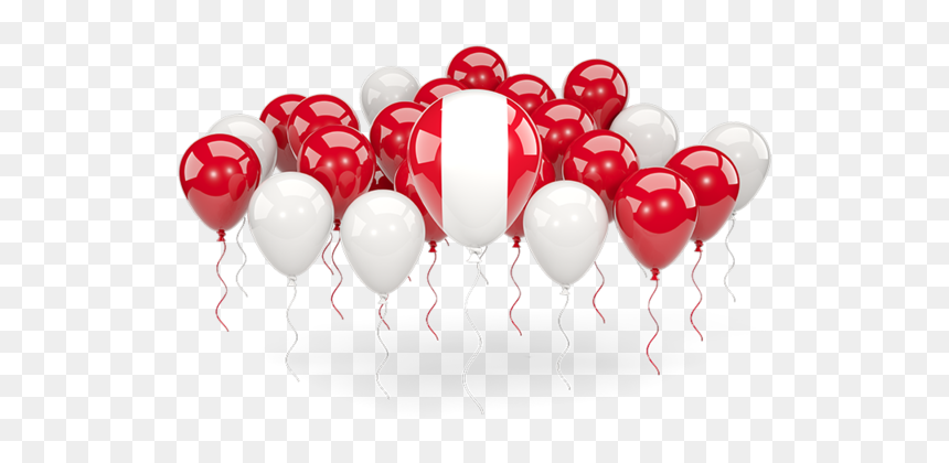 Balloons With Colors Of Flag - Trinidad And Tobago Balloons, HD Png Download - peruvian flag png