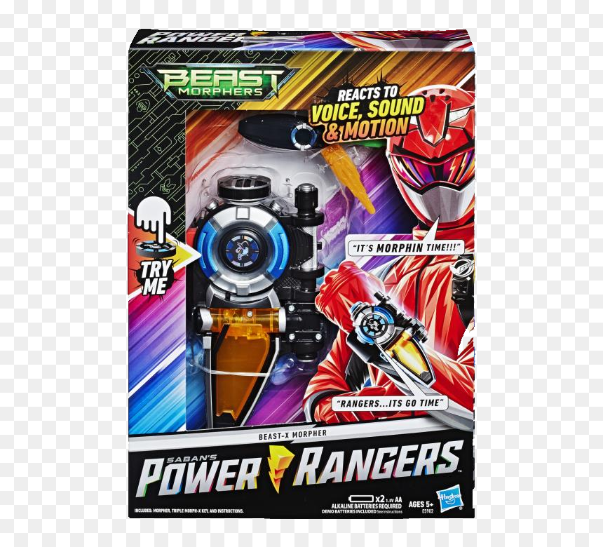 Power Rangers Beast Morphers Toys, HD Png Download - power rangers lightning bolt png