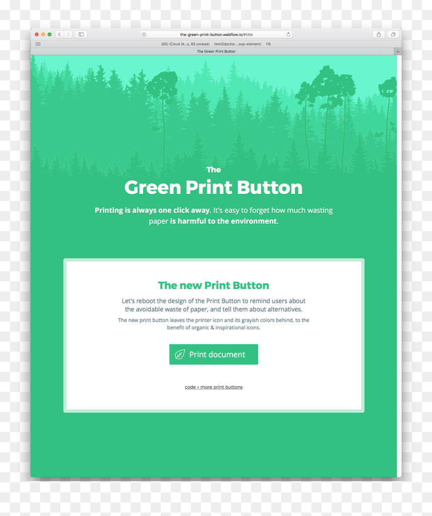 Screenshot, HD Png Download - print button png