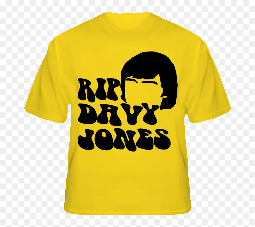 Rip Davy Jones Monkees Music Tv Rock T Shirt - Average Joes, HD Png Download - davy jones png