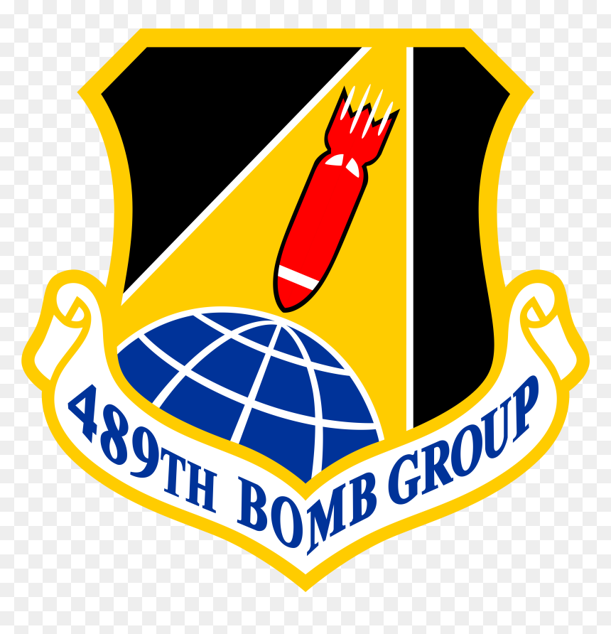 489th Bomb Group - Ww2 489th Bomb Group, HD Png Download - bomb omb png