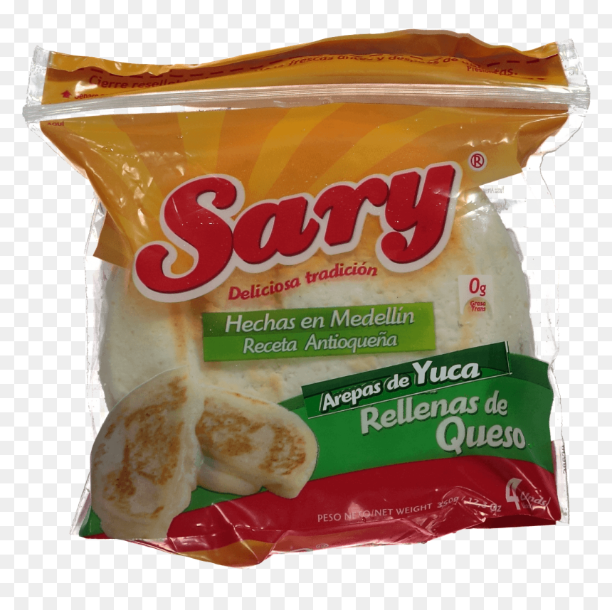 Sary Arepas De Yuca, HD Png Download - arepas rellenas png