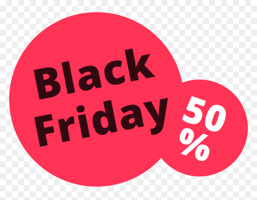 50% Black Friday Discount On Resolume - Black Friday 50%, HD Png Download - black friday banner png