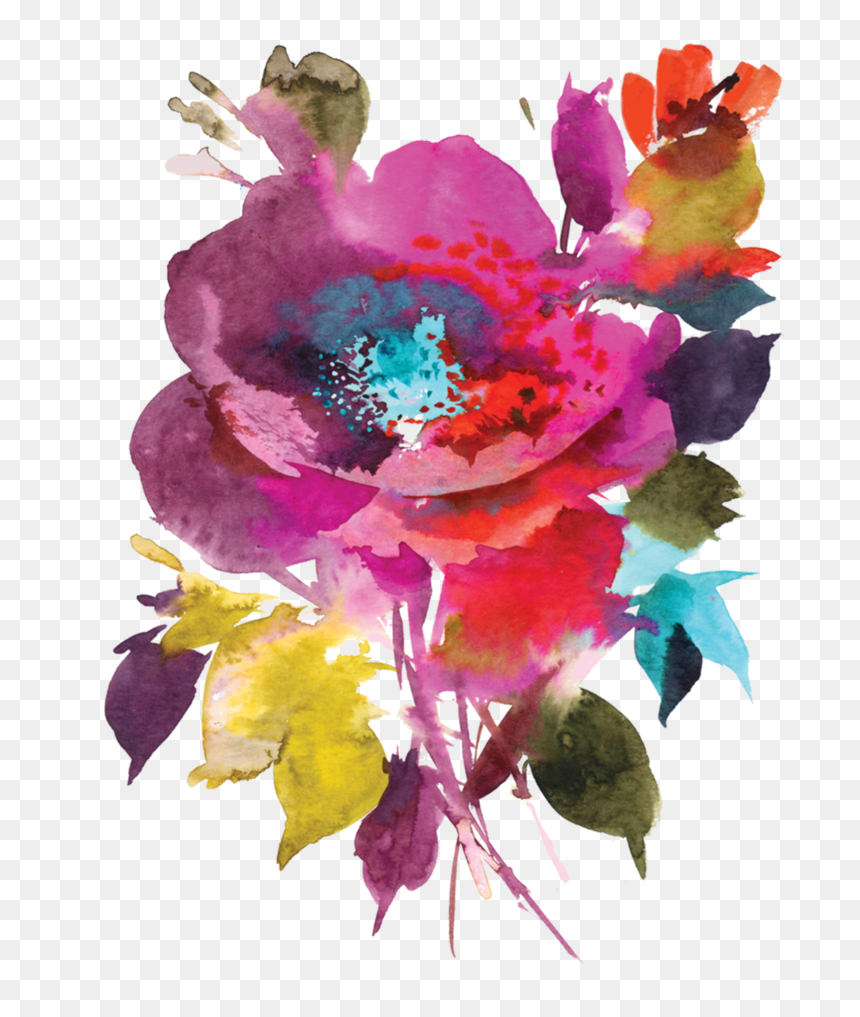 Tattly Flower, HD Png Download - floral tattoo png