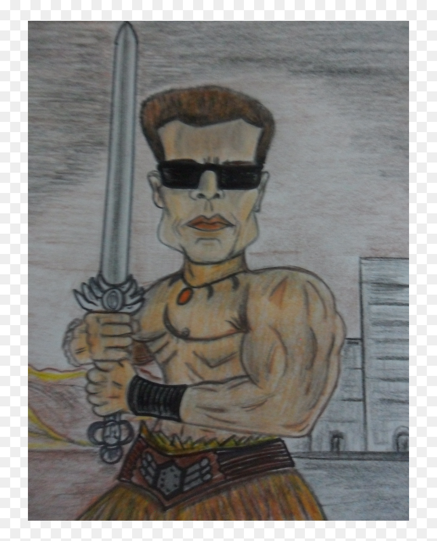 12345687 - Gun, HD Png Download - i love the 80s png