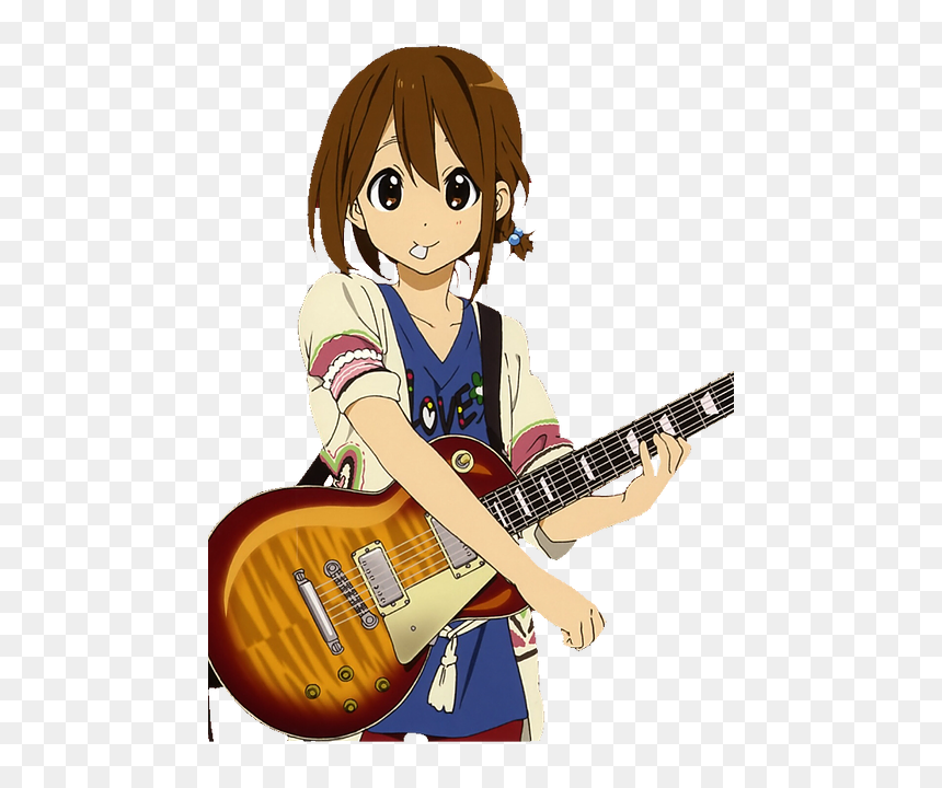 K On Yui Guitar, HD Png Download - k-on yui png