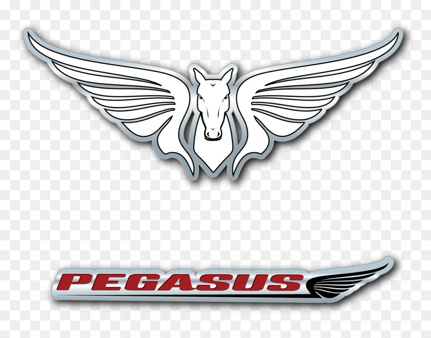 Horse With Wings Logo, HD Png Download - pegasus logo png