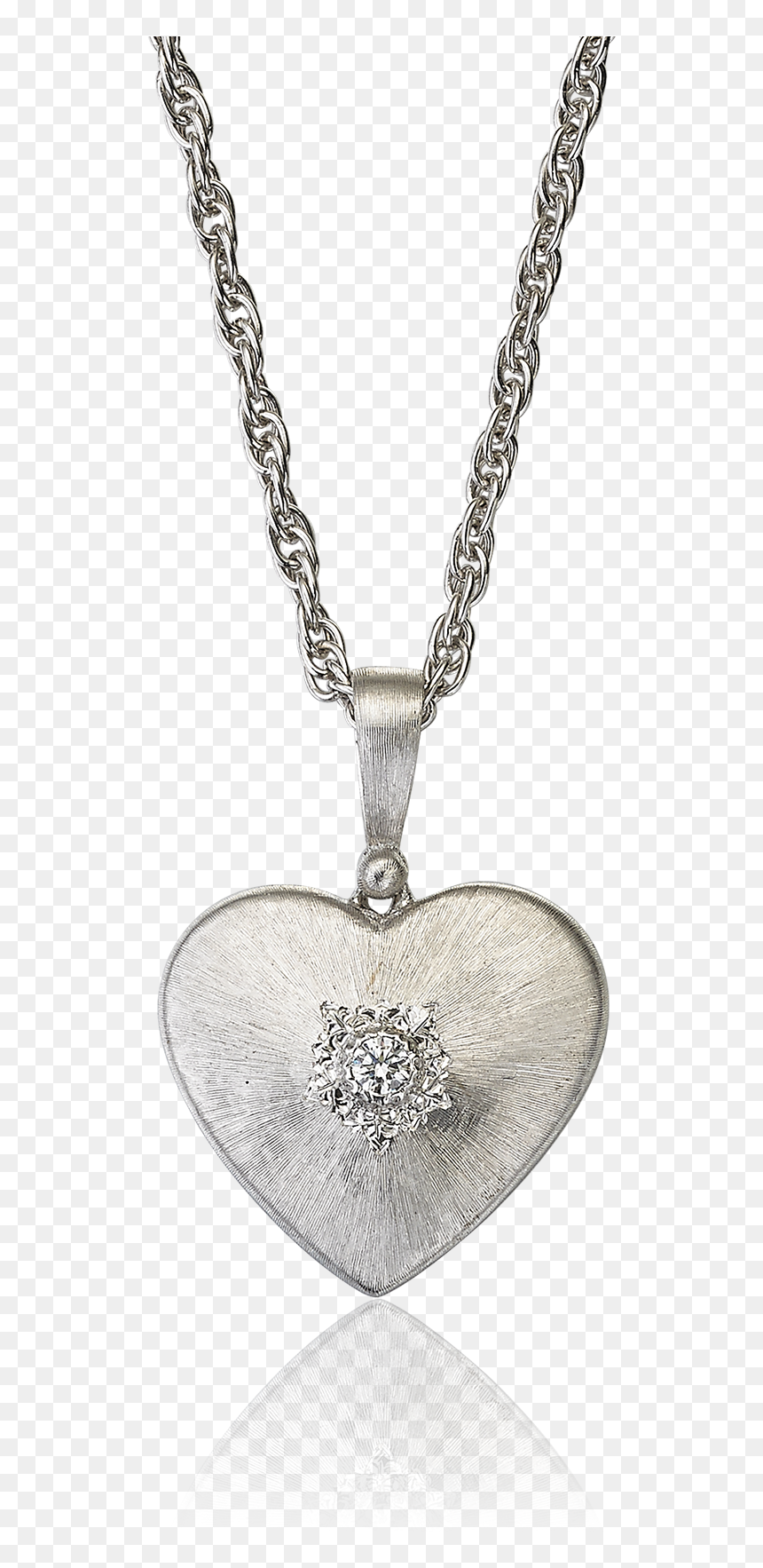 Macri Heart Pendant, HD Png Download - silver hearts png