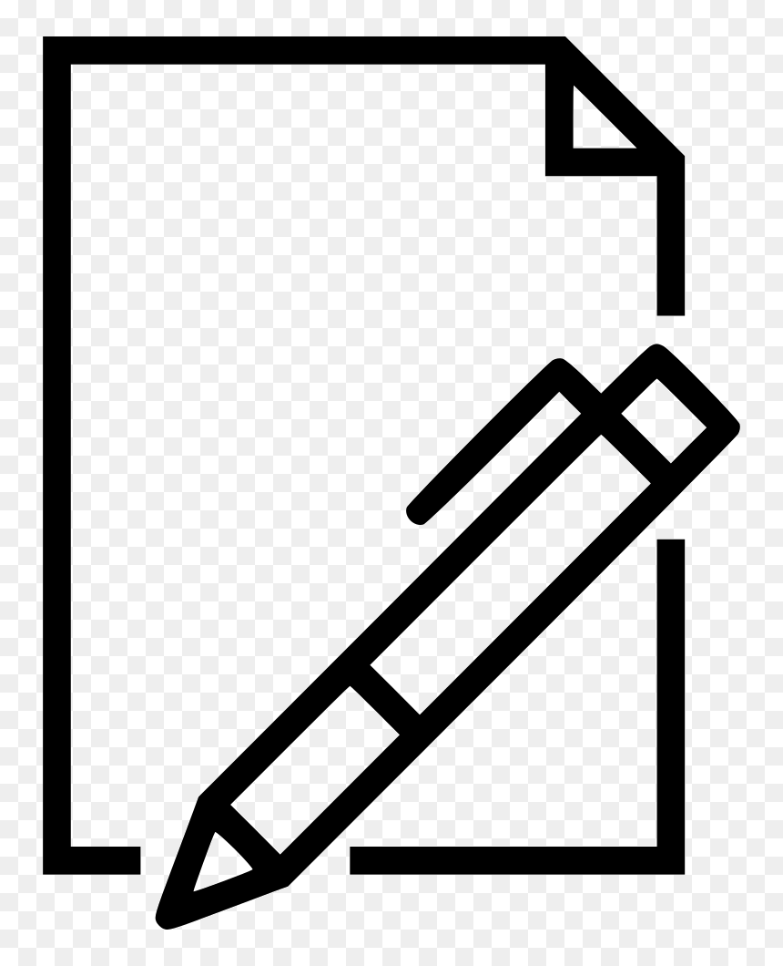 Blank Paper Write - Pen And Paper Drawing, HD Png Download - pen drawing png