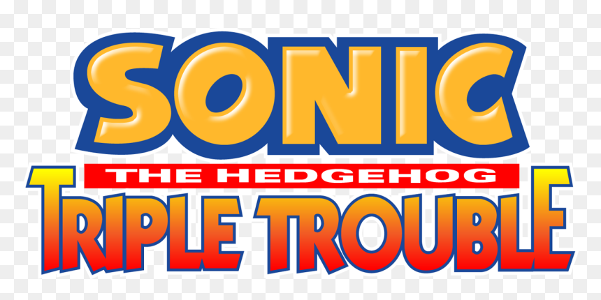 Sonic The Hedgehog Triple Trouble Logo - Sonic The Hedgehog, HD Png Download - sonic 06 logo png