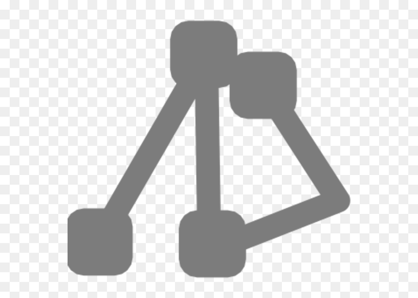 Polyline Icon-1572533476, HD Png Download - dumbbell silhouette png