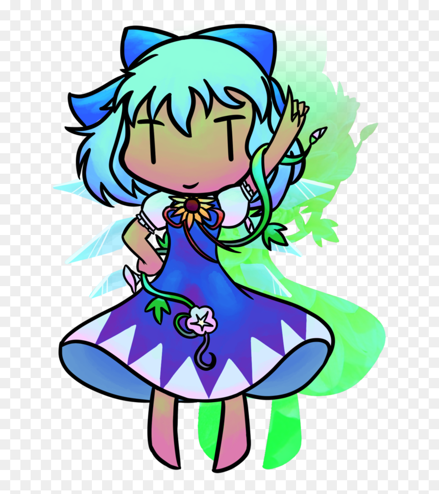 Summer S Last Hurrah Tanned Know Your - Cirno Walfas, HD Png Download - cirno png