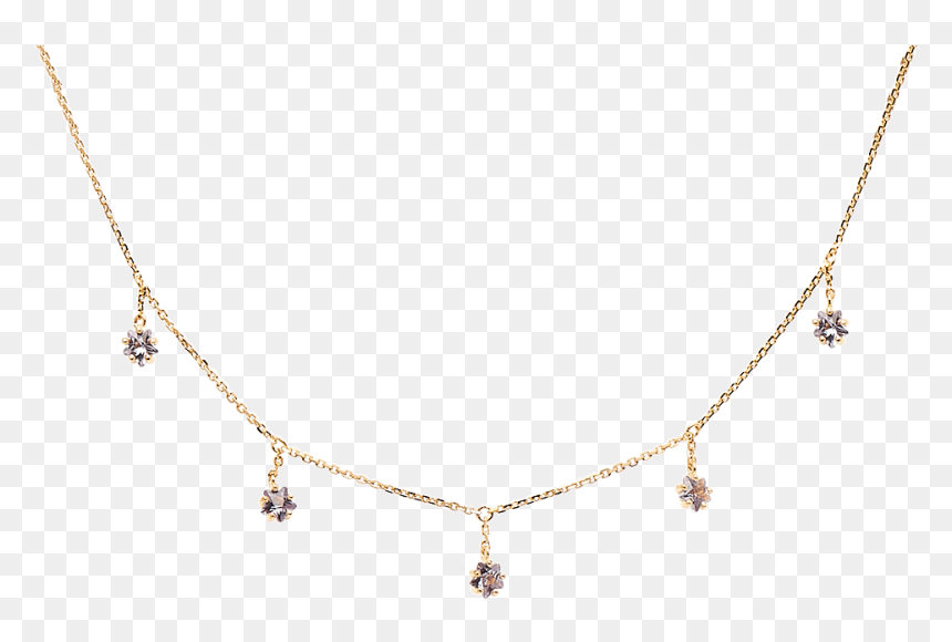 Halley Gold Necklace - Necklace, HD Png Download - white gold chain png