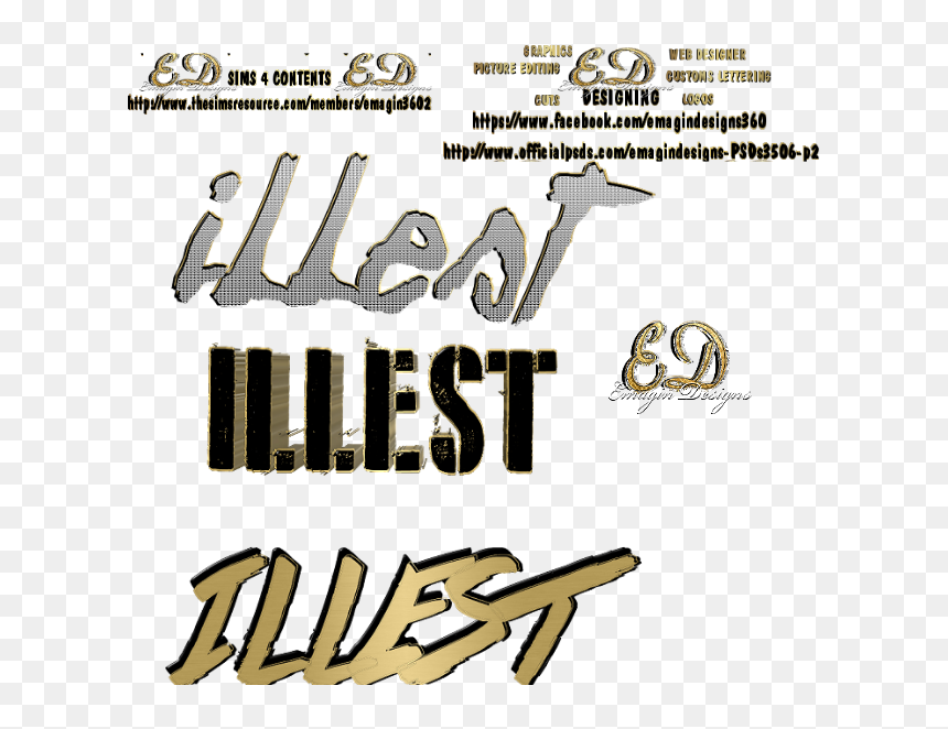 Calligraphy, HD Png Download - illest png
