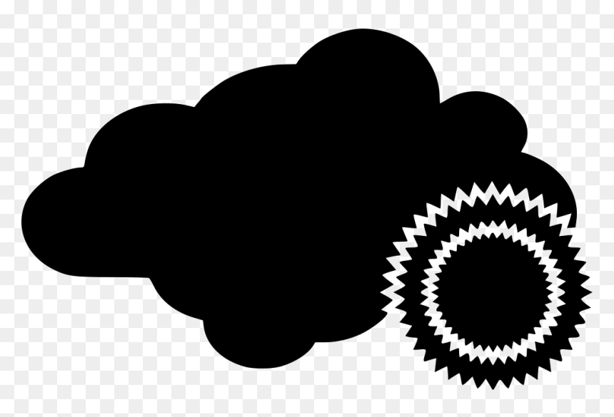 Cloud - Black Vector Label Free Download Blank, HD Png Download - cloud pattern png