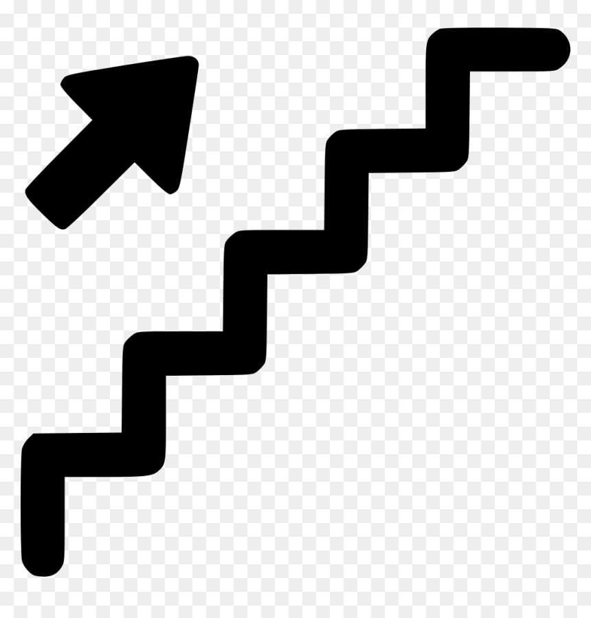 Upstairs Svg Png Icon Free Download - Upstairs Icon Png, Transparent Png - climbing stairs png