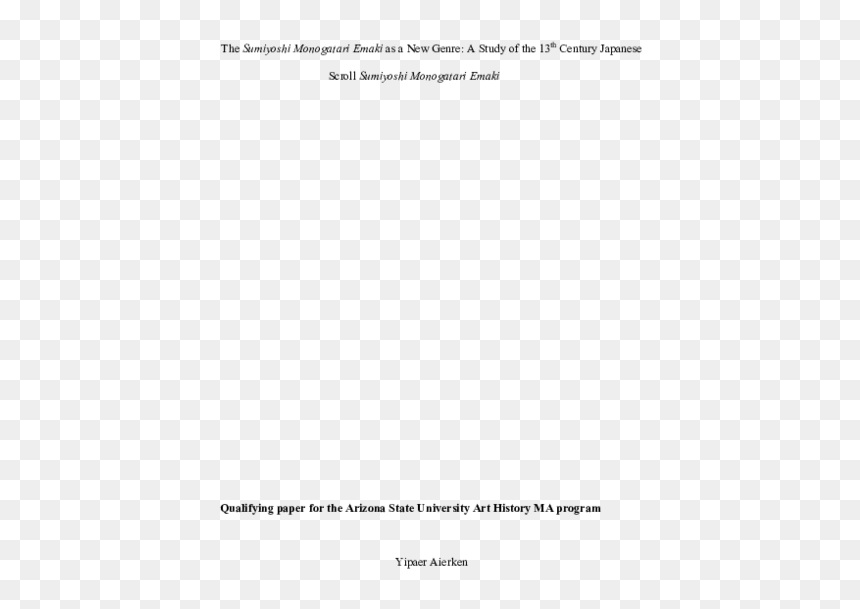 Çukurova Üniversitesi Makine Mühendisliği Tez Örneği, HD Png Download - japanese scroll png