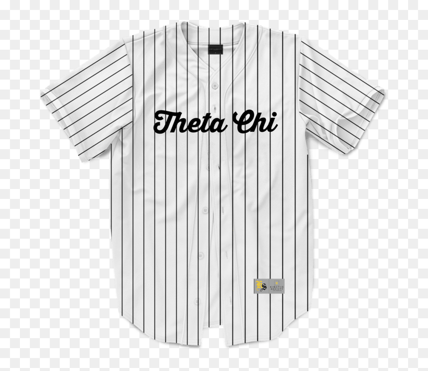 Yellow And White Vertical Striped Shirt, HD Png Download - baseball jersey png