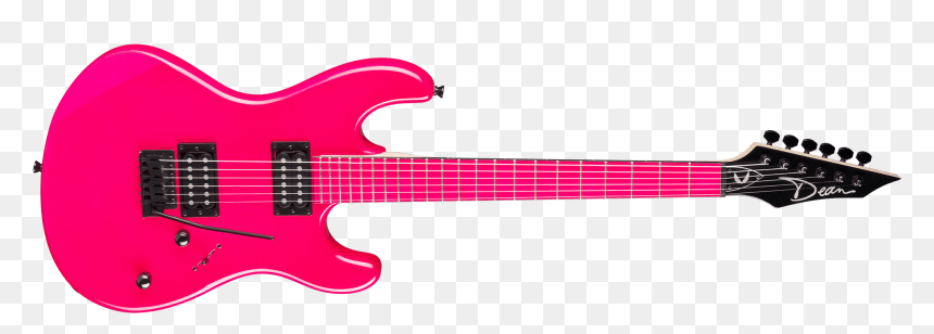Dean Custom Zone, HD Png Download - pink guitar png