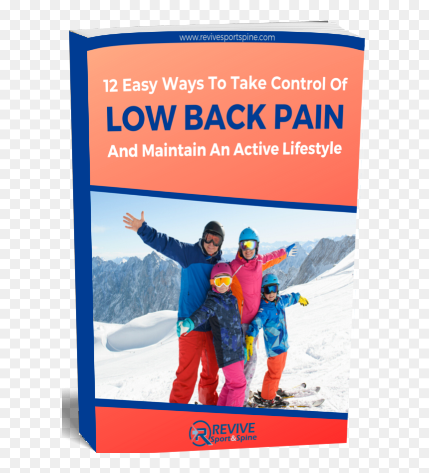 Low Back Pain Relief Ebook - Bariloche Cerro Catedral Familia, HD Png Download - back pain png