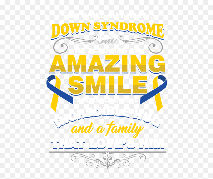 Poster, HD Png Download - down syndrome ribbon png