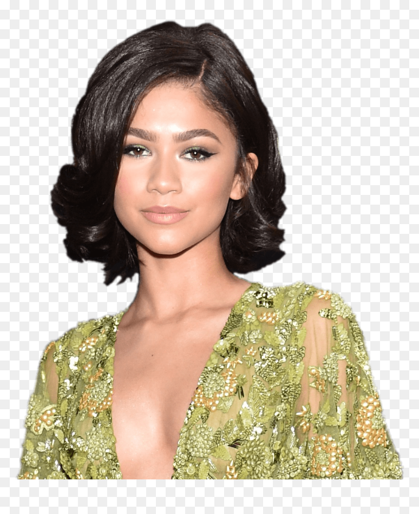 Zendaya In Green Dress - Mtv Movie Awards 2017 Issa Rae, HD Png Download - dreadlocks wig png