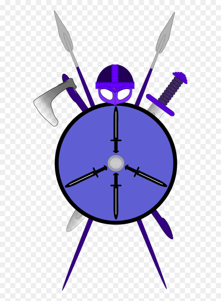 Sword Shield Ax Spear - Spear And Sword Cross Shield, HD Png Download - fsu spear png