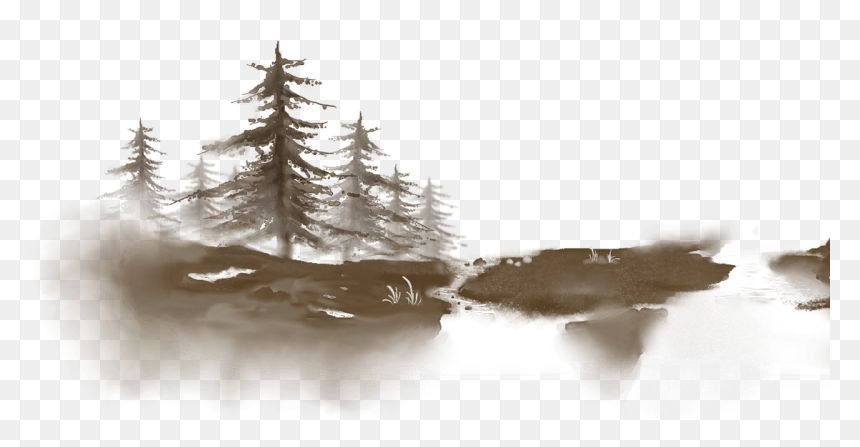 Colorado Spruce, HD Png Download - snow forest png
