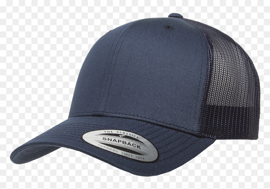 6606 Adjustable Retro Snapback Trucker - Yupoong Retro Trucker Cap, HD Png Download - blank trucker hat png