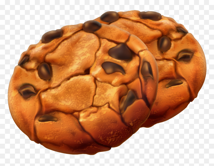 Chocolate Chip Cookie, HD Png Download - pan dulce png