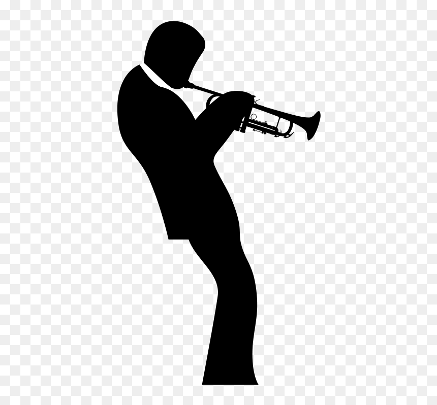 Jazz Silhouette At Getdrawings - Message For Music Teacher, HD Png Download - saxophone player png