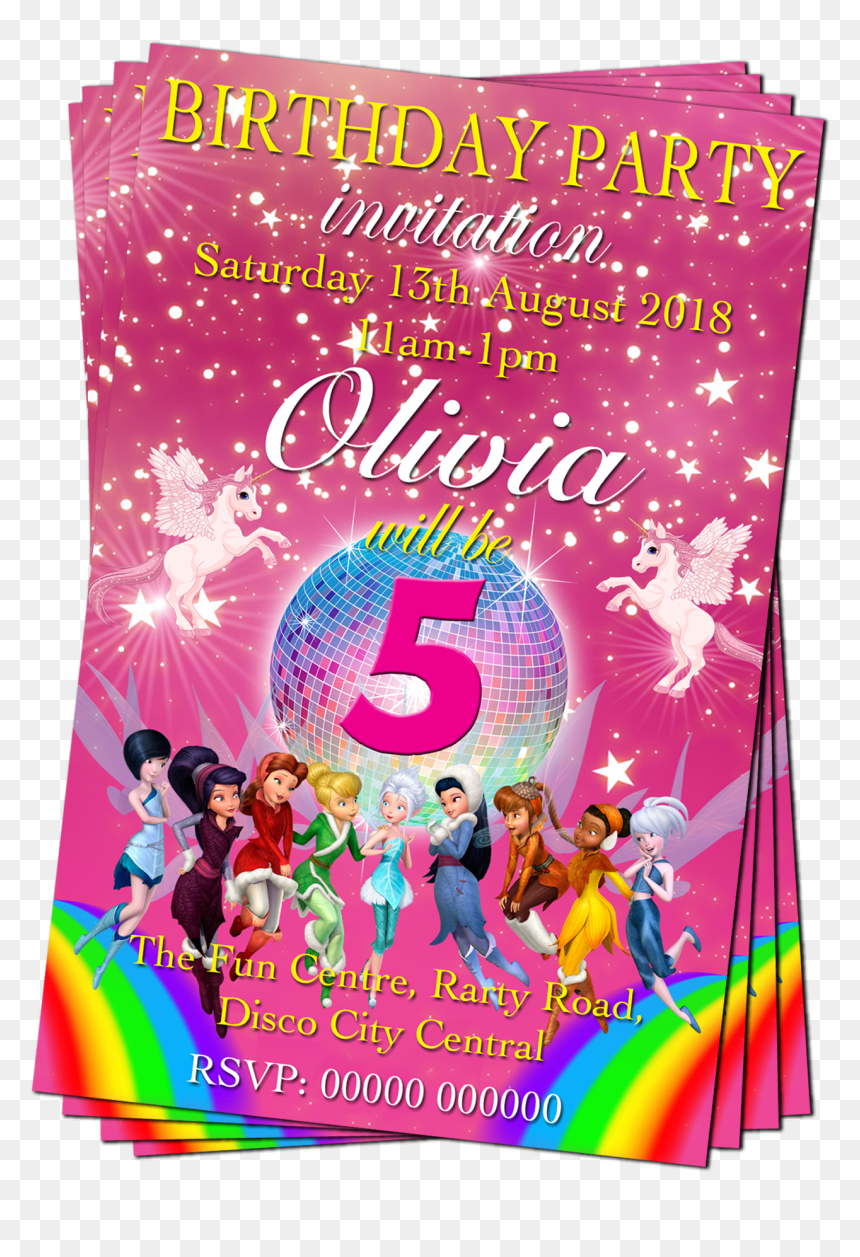 Unicorn Disco Party Invitations, HD Png Download - karaoke party png
