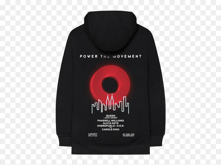 Global Citizen Festival “o” Lineup Hoodie - Hoodie, HD Png Download - pharrell hat png