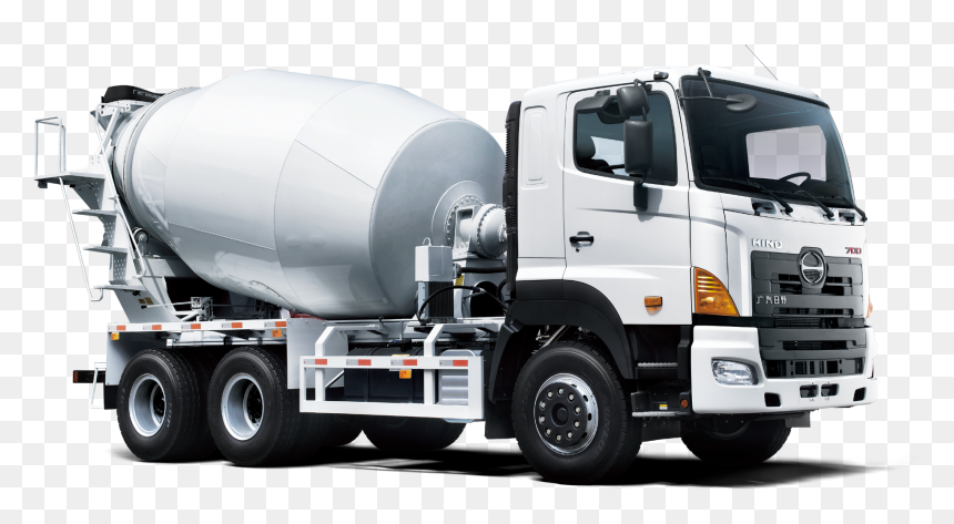 Hino Motors Hino Profia Car Isuzu Giga Cement Mixers - Hino Concrete Mixer Truck, HD Png Download - concrete mixer truck png