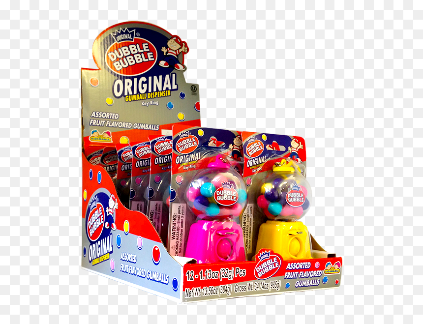 Kidsmania Dubble Bubble Key Ring Gumball Dispenser - Lego, HD Png Download - dubble bubble png